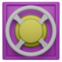 Security 3D icon, suitable as an additional element in your design use png