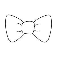 Hand drawn bow vector illustration.