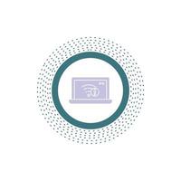 connection. error. internet. lost. internet Glyph Icon. Vector isolated illustration