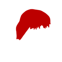 röd santa hatt png