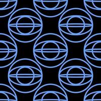 abstraction circles seamless pattern. colored background ovals vector