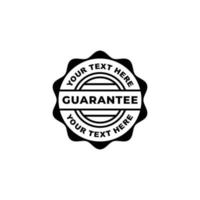 Guarantee stamp seal icon vector illustration