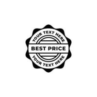 Best price stamp icon vector