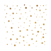 d'oro metallico puntini png