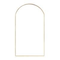 marco de ventana metalico dorado png