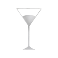 silver- metallisk vin glas png