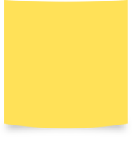 Sticky note paper in yellow colors. Reminder square illustration. png