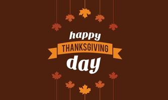 Happy Thanks giving day design vector