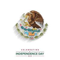 Mexico Independence day design vector