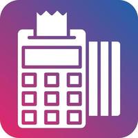 Pos Terminal Icon Style vector