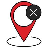 Delete location Which Can Easily Modify Or Edit vector