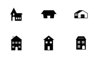 Set of home vectors icon design