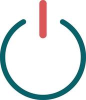 Power Button Icon Style vector