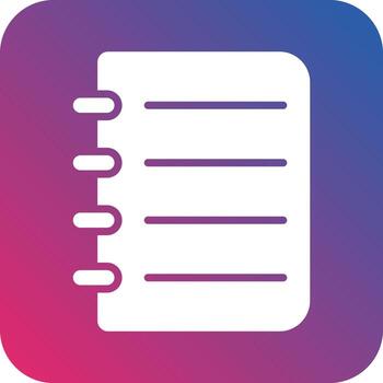 Notebook Icon Style vector