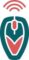 Wireless Mouse Icon Style vector