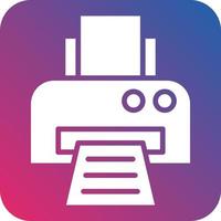 Printer Icon Style vector