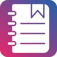 Notepad Icon Style vector