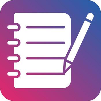 Notebook Icon Style vector