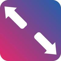 Resize Icon Style vector