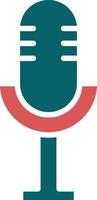 Microphone Icon Style vector