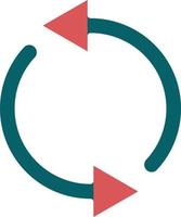 Loop Icon Style vector
