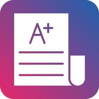 Exam Result Icon Style vector