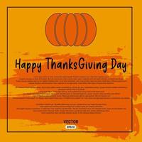 Trendy Abstract Thanksgiving Template. Great For Posters, Cards, Invitations, Flyers, Covers, Banners, Placards, Brochures and Other Graphic Designs. Eps10 Vector