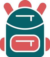 Bagpack Icon Style vector