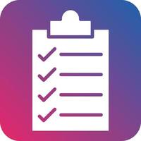 checklist Icon Style vector