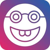 Nerd Icon Style vector