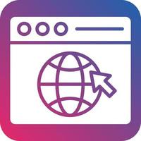 Web Browser Icon Style vector