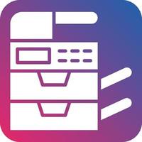 Photocopier Icon Style vector