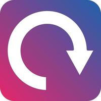 Refresh Icon Style vector