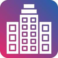 Office Building Icon Style vector