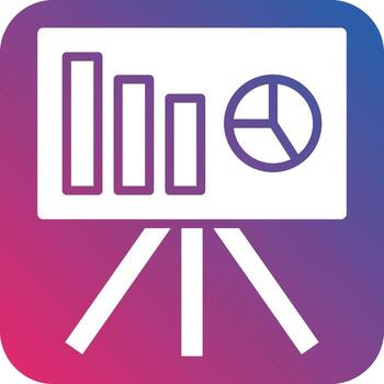 Presentation Icon Style vector