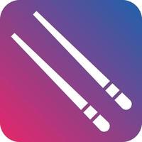 Chopsticks Icon Style vector