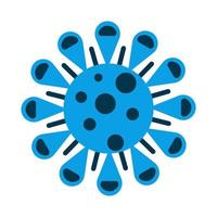 icon of a virus that is endemic logo vector