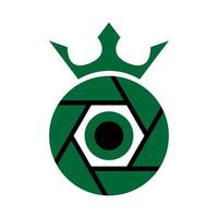 ilustración de un logotipo ico de ojo de cámara vector