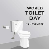 world toilet day illustration design vector