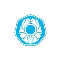 Find Brain Logo Design Template Flat Style Design Vector. Search brain logo design icon. vector