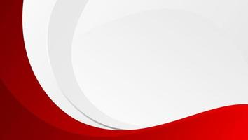 Red curve on a white background vector