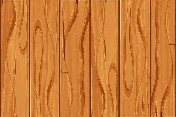 Old wooden texture, cover from planks, ui game background, seamless pattern in cartoon style isolated. Detailed, textured material. . Vector illustration