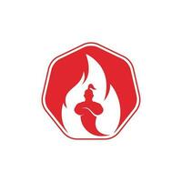 Fire genie logo design template. vector