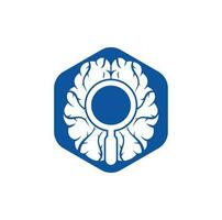Find Brain Logo Design Template Flat Style Design Vector. Search brain logo design icon. vector
