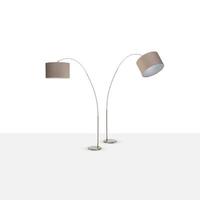 floor lamp isolated on white background with clipping path photo