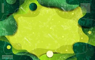 Green Color Background with Grunge Texture vector