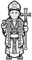 Bishop Line Art vector