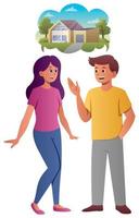 Making Plans Together vector