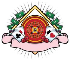 Casino Mascot Symbol vector