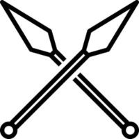 line icon for weapon vector